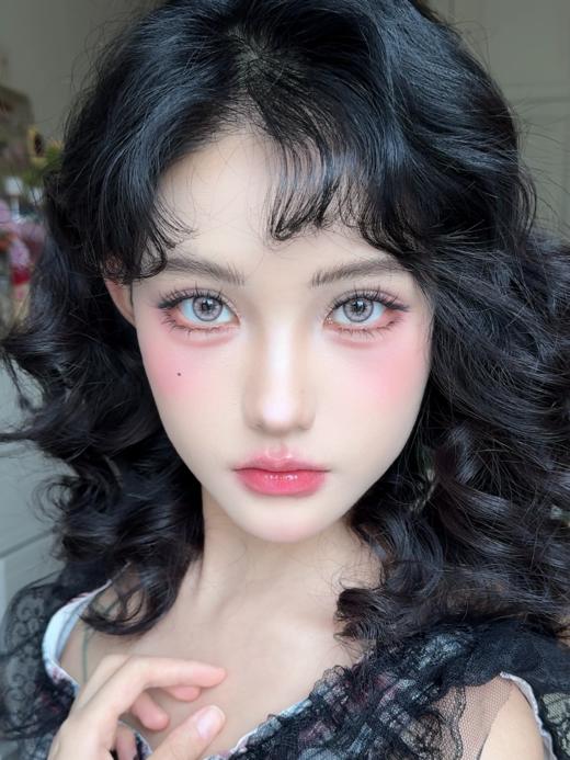 skak日抛 恋爱克罗心/柠檬课代表/芥末夏威夷/微醺莫吉托/內娱角色卡 10片装 14.2-14.5mm 日抛无售后！！绿灰棕粉黑 商品图3