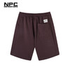 NPC潮牌仿胶布印花纯棉宽松卫裤男潮流短裤宽松舒适NP34SP25 商品缩略图1