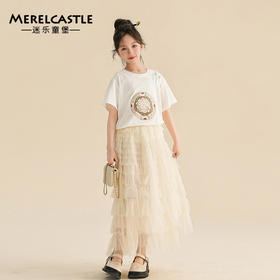 女童国风短袖T恤春装洋气新中式上衣