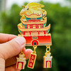【四大名楼】金属吊坠冰箱贴黄鹤楼鹳雀楼滕王阁岳阳楼旅游文化创意纪念品 商品缩略图0