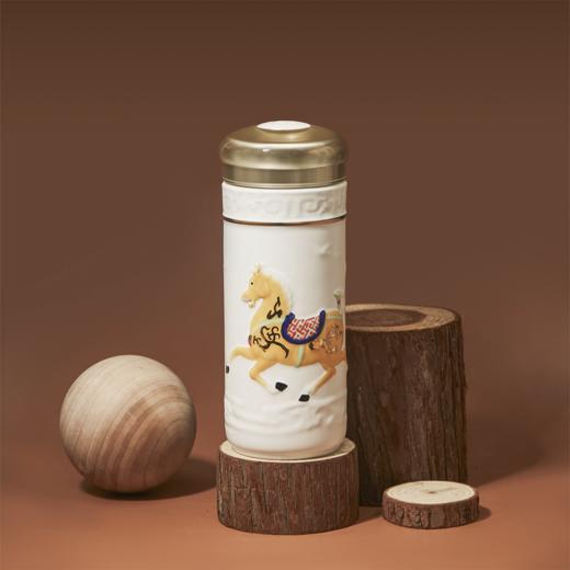 【马系列】盛世宝马随身杯彩釉系列 330ml双层 商品图1