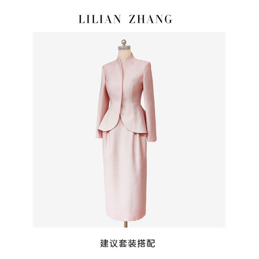 E“定制”——静奢风——风尚之选——婉约之美郁金香花苞连衣裙 2401241 商品图4
