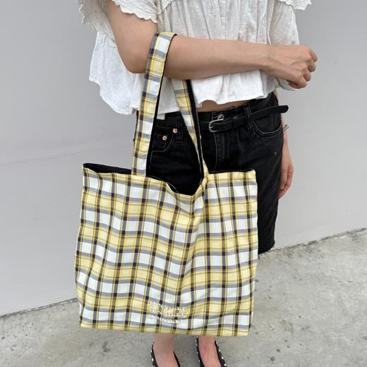 geemaa 格纹双面设计托特包 商品图6