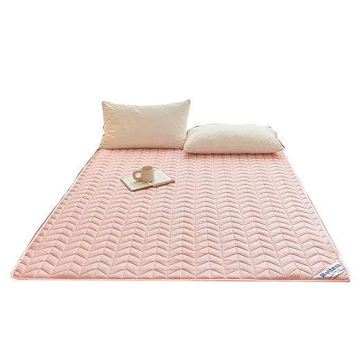 自然醒13070全棉防滑床褥床垫13372抗菌床护垫四季通用薄款床褥垫防滑褥子席梦思保护垫床铺垫LN 商品图13