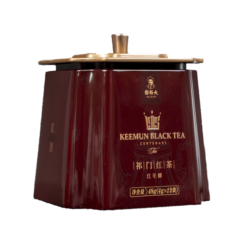 谢裕大祁门红茶 金冠系列 祁红毛峰 红顶2000（听装48g）