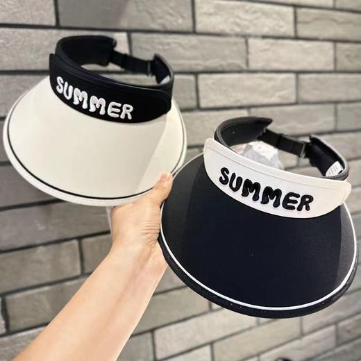 【儿童遮阳潮帽🌞】9cm超大檐防晒帽，轻便舒适不压头！男孩女孩都能秒变潮童👒✨韩版男童空顶帽 男孩女孩大檐字母太阳帽 商品图2