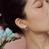 A.n.Z/回予 花契爱心耳钉 商品缩略图0
