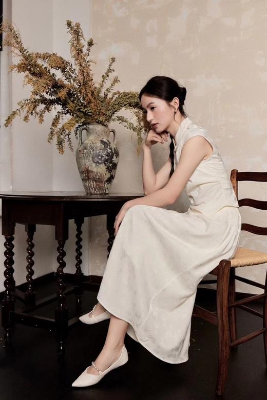 SUMMER & SAGE 中式提花改良上衣半裙套装 20476 商品图1