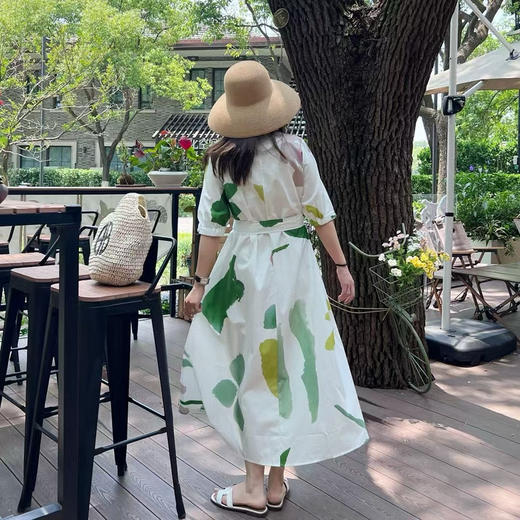 M*xM*ra 2025 走秀款油画风连衣裙 商品图1