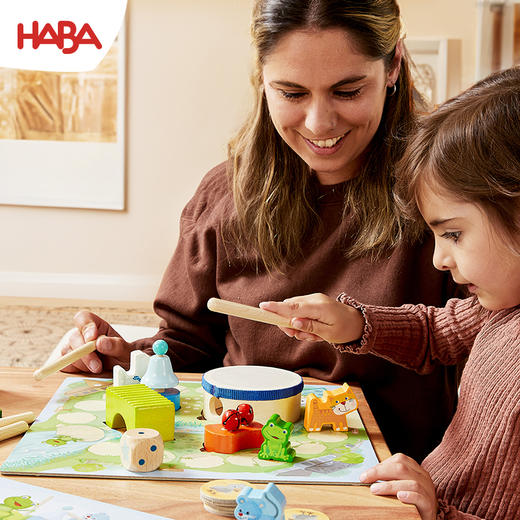 HABA 加油!小企鹅 桌游 适合2岁+ 数数锻炼 亲子关系 区分形状 德国原装 -1307056001 商品图12