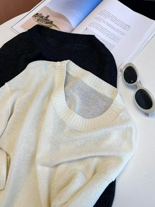 The R*w 极简主义亚麻针织衫 商品图6