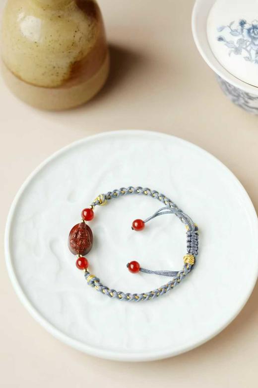 小叶紫檀【八大守护神】手编手绳 商品图2