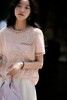 小香云粉金羽纱古法经纬绞纱纯手工珠片短袖上衣 商品缩略图5