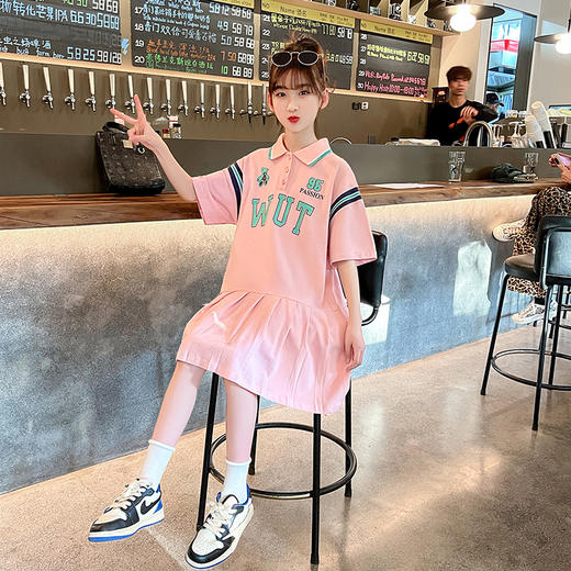 女童连衣裙夏季2025新款洋气时髦儿童夏装公主裙中大童学院风裙子 商品图7