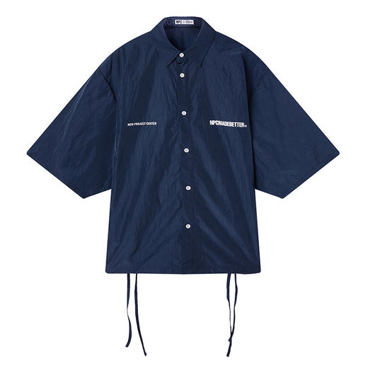 NPC潮牌防水速干五分袖衬衫舒适日常短袖夏季透气潮流NP33SH32 商品图5