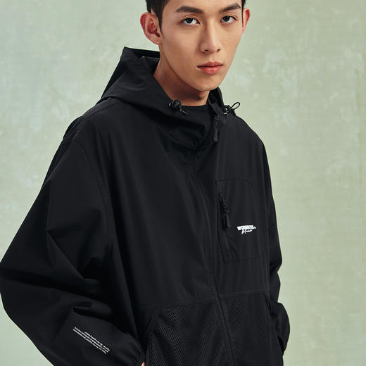 NPC潮牌休闲男外套连帽夹克防泼水立体裁剪时尚舒适NP41TJ39 商品图3