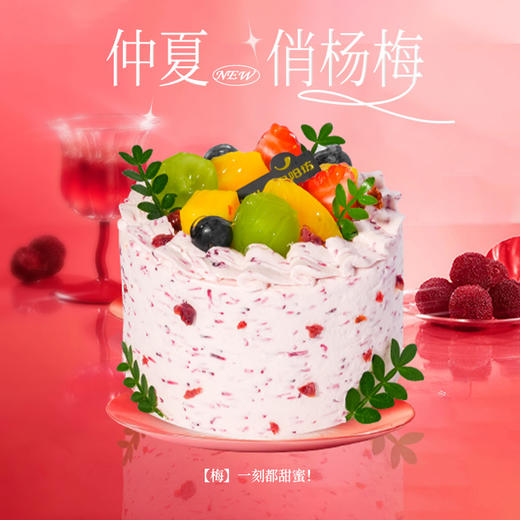 杨梅蛋糕(4号) 商品图0