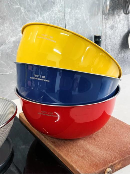 💯【品牌直发】易铂德系316L 艾铂钠两件套盆，🔥厨房界的六边形战士了！ 💥易铂德系316L高级优质不锈钢，26cm多巴胺盆+24cm网漏，厨房好物🚩性价比之，米国山姆同款同产线 商品图5