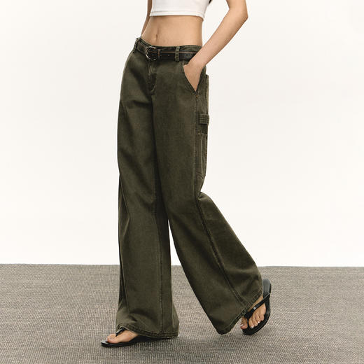 Ariseism 美式复古休闲裤女春秋新款长裤子 商品图1