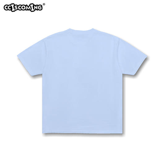 NPC潮牌CC系列绣花小标圆领短袖T恤男女同款CC22TE21 商品图3