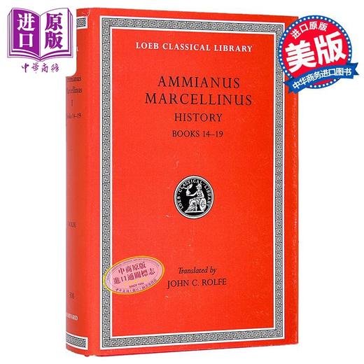 【中商原版】阿米阿努斯 马尔切利努斯 洛布古典丛书 原文拉英对照版 History Volume I 英文原版 Ammianus Marcellinus 商品图0