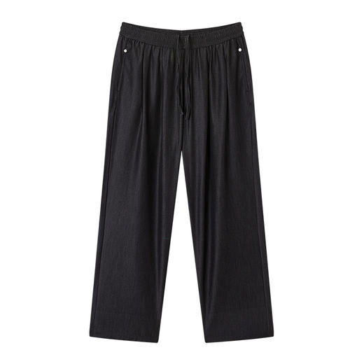 NPC潮牌复古老钱风铆钉字母压褶抖抖休闲长裤男垂感顺滑NP54TR41 商品图5