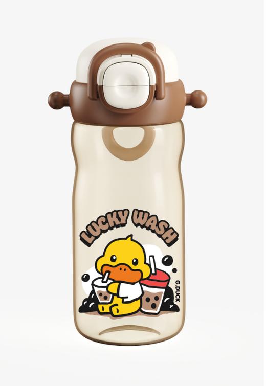 G.DUCKKIDS哈罗小黄鸭 PPSU双饮儿童杯500ML（棕色）【宝库优选】 商品图0