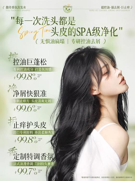 透真LUCENBASE馥奇香氛植物精粹洗发水 控油蓬松 清爽去屑 柔顺修护 拍下即赠按摩硅胶梳 商品图3