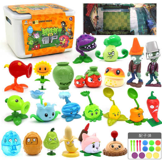 【新款手办模型，可弹射公仔！】植物大战僵尸玩具全套礼盒 儿童套装 男孩可弹射公仔手办模型-QQ 商品图9