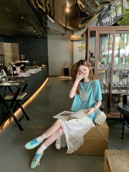 <曾小咸推荐>韩系小清新宽松休闲短袖T恤 商品图10