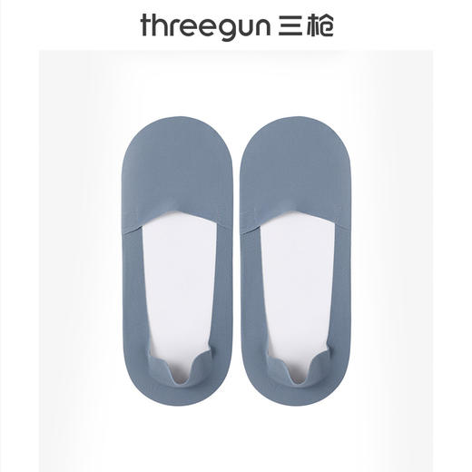Threegun三枪 任意裁女士简约裸感船袜(1双装)-91259Z031 商品图10