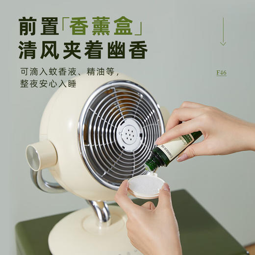 大宇 空气循环扇家用台式轻音摇头桌面循环扇节能氛围光小型电风扇 商品图4