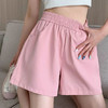 水洗工装短裤女夏季高腰宽松工装裤韩系百搭A字裤外穿薄款三分裤 商品缩略图1