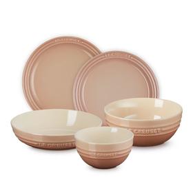 酷彩 卡布奇诺5件套(米饭碗+14CM汤碗+20CM深盘+19CM圆形碟+23CM圆形碟)