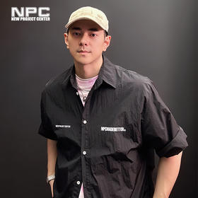 NPC潮牌防水速干五分袖衬衫舒适日常短袖夏季透气潮流NP33SH32