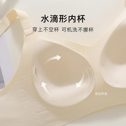 反重力提拉】时尚蕾丝小胸聚拢内衣女软支撑上托提拉防垂收副乳清风兰雪 商品图5