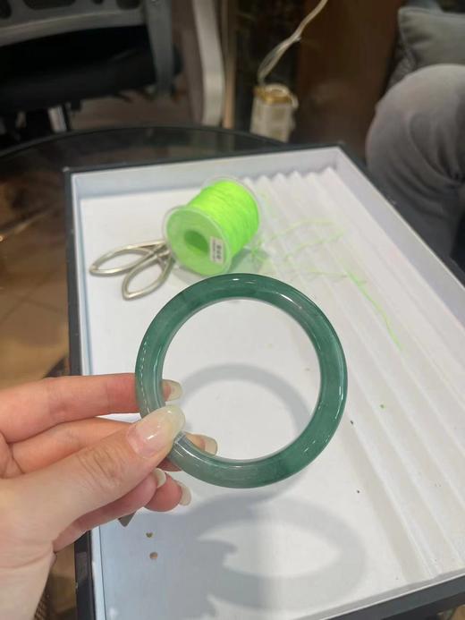 天然非洲翠手镯58-59圈口 商品图1