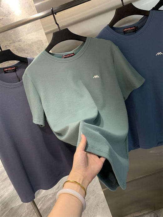 北美运动巨头!冰爽蚂蚁孔轻量化速干透气纯色运动休闲短袖T恤男！ 商品图4