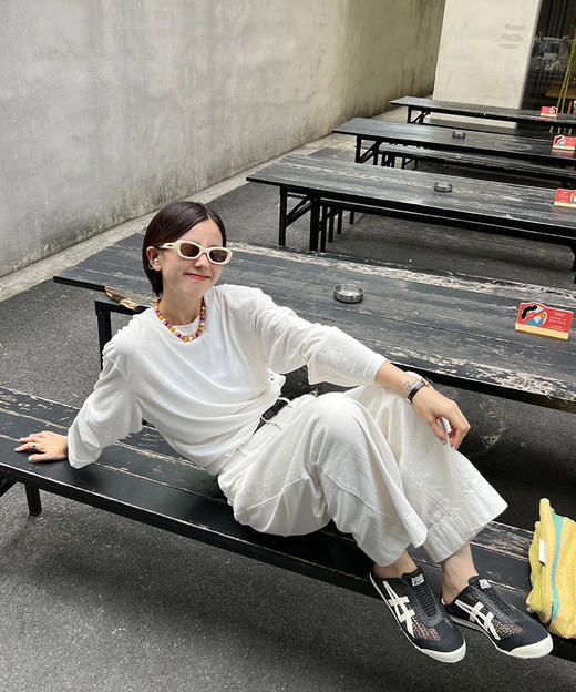 现货 THS-无 鬼冢家  情侣款 夏日度假苎麻轻薄网面拖鞋 3色 QZ112 商品图1