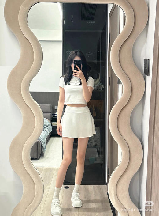 lul不对称百褶网球裤裙，3个工作日发货 商品图5