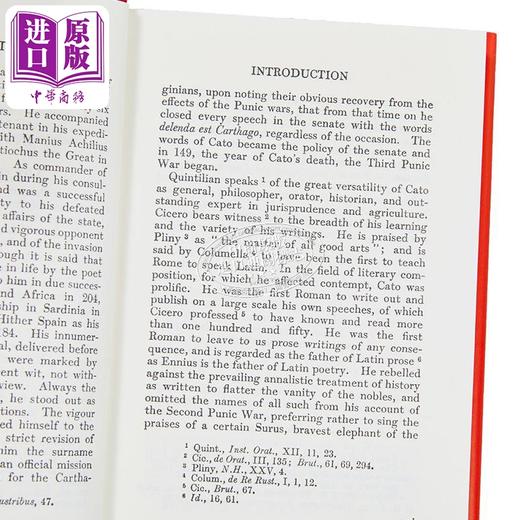 【中商原版】科鲁迈拉 论农业 洛布古典丛书 原文拉英对照版 On Agriculture 英文原版 Cato 哲学 社会 人文 商品图2
