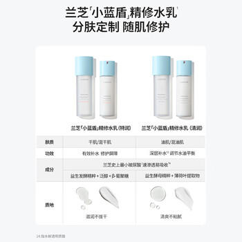 兰芝新水酷水乳特润细肤露160ml润肤乳120ml情人节礼物送女友 商品图1