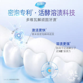 好来(原黑人)白酵素牙膏美白去黄去烟渍3支 共360g(新旧包装随机) 商品图6