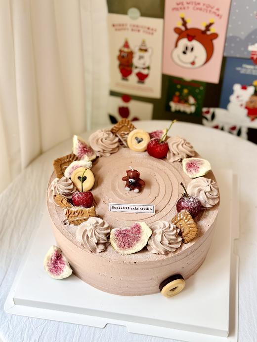 6-8寸 巧克力奶油戚风蛋糕 商品图0