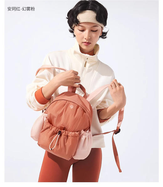 [小滋心选]【活动价 ¥65.9】🌟轻若无物，背负0感！✨235g超轻双肩包，通勤旅行运动全搞定🎒防水折叠，颜值爆表，新色上线🔥青山绿、芋灰粉等你Pick！ 登山包折叠书包 商品图2