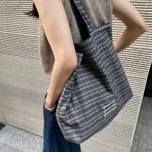 geemaa 格纹双面设计托特包 商品图1