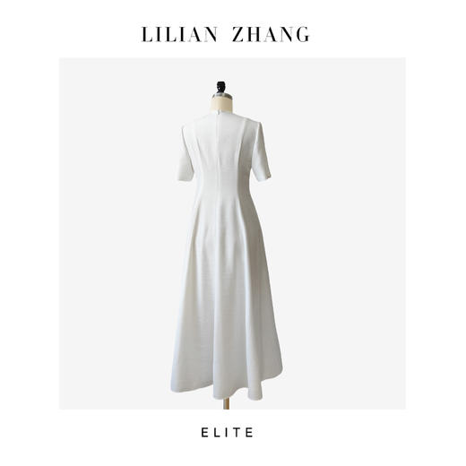 E“定制”——静奢风——风尚之选———极简法式复古唯美大A摆裙 2501041 商品图2