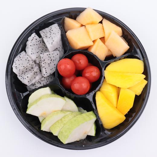 单买不送 仅随蛋糕/下午茶一起配送~【鲜切水果果盘】香甜芒果、酸甜圣女果、清甜哈密瓜、火龙果、芭乐，可选300g/720g/1050g（深圳） 商品图1