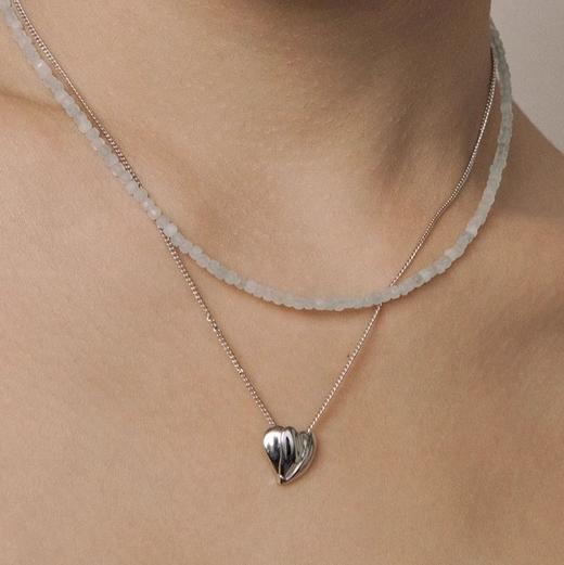 A.n.Z/回予 花契爱心双层项链双层挂链 商品图0