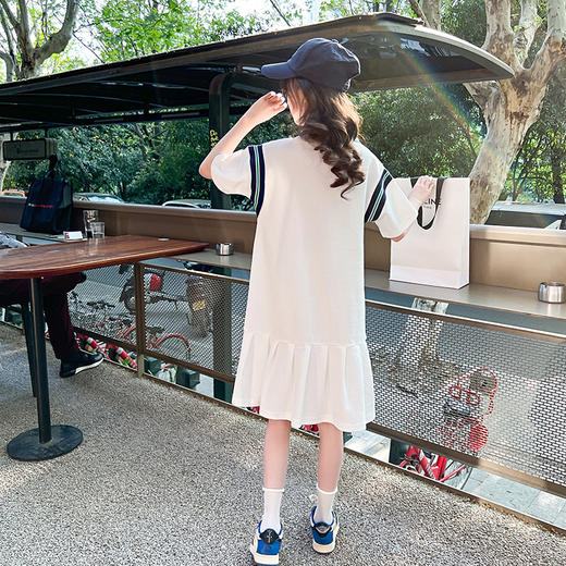 女童连衣裙夏季2025新款洋气时髦儿童夏装公主裙中大童学院风裙子 商品图3